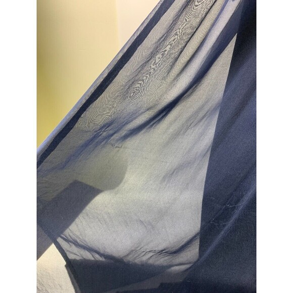 Sundance Silk Slip Dress Cap Sleeves Drawstring Midi Lined Sheer Womens Medium - Picture 13 of 16